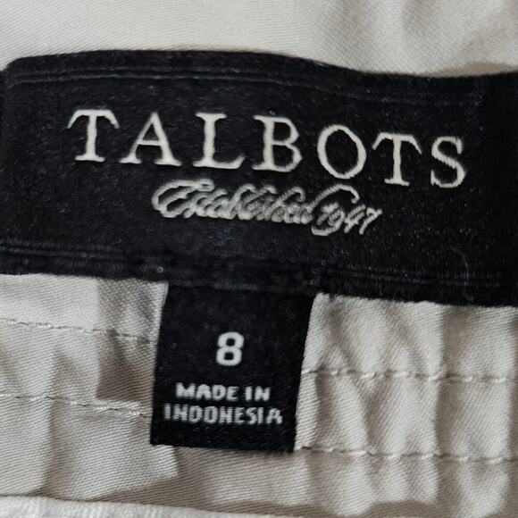 Talbots 12" Bermuda Shorts White Size 8 - Picture 3 of 4